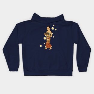 Woman and Flower Kids Hoodie